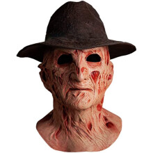 Nightmare on Elm Street Part 4 Deluxe Freddy Latex Mask + Hat - Plush Soft Toy