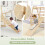 Casart Multi-functional Kids Climbing Toy Indoor Jungle Gym Play Set 8