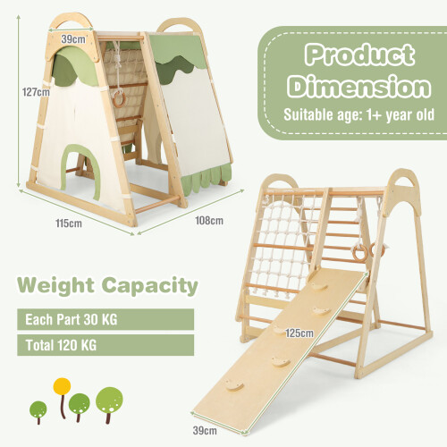 Casart Multi-functional Kids Climbing Toy Indoor Jungle Gym Play Set 1