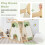 Casart Multi-functional Kids Climbing Toy Indoor Jungle Gym Play Set 7