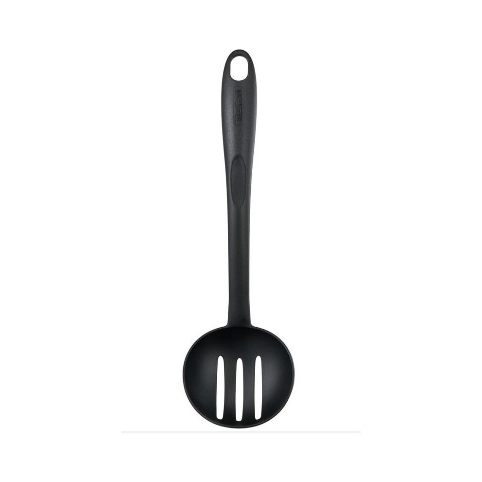 Tefal Bienvenue Plastic Slotted Spoon - Versatile and Durable Kitchen Utensil for Cooking, Serving, and Draining