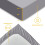 Imperial Rooms (Single, Grey) Fitted Bed Sheets Poly Cotton Single Double King 3