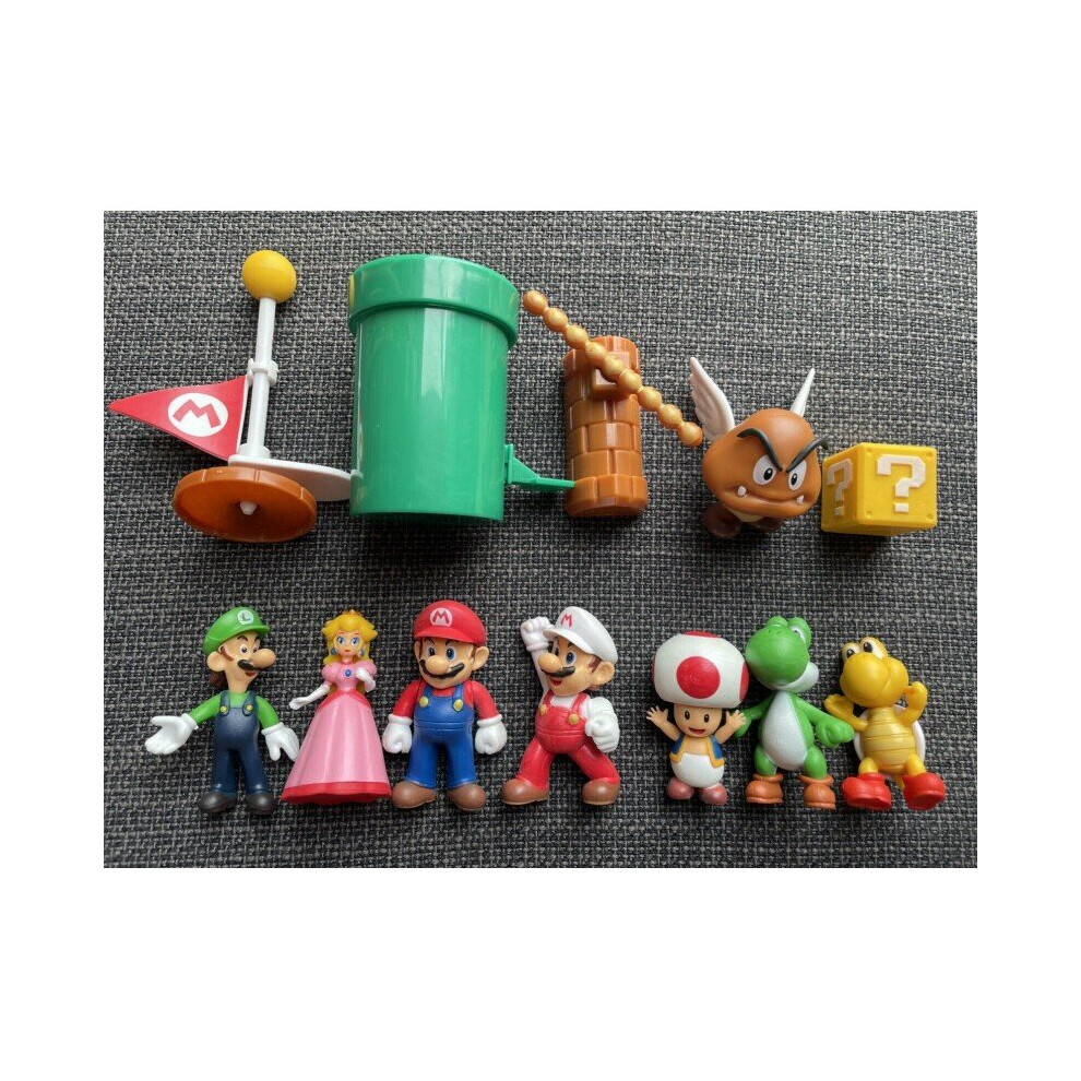 Super Mario 12pcs Bros Mini Figure Cute Toys Doll Action Figures Gifts Kids