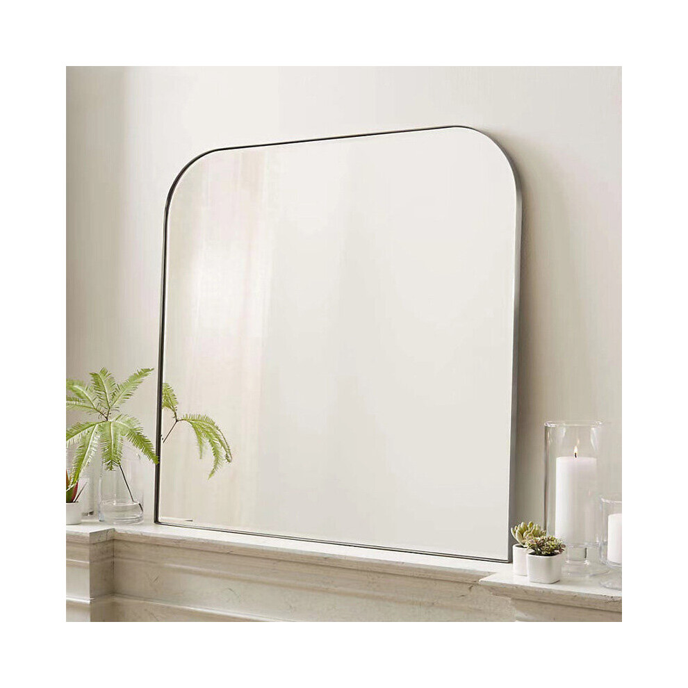 (49*70cm ) Modern Black Rectangle Frame Wall Mirror-image-OPC-PBK7XFV-NEW