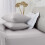 Imperial Rooms (Pillow Case Only, Grey) Fitted Bed Sheets Poly Cotton Single Double King 2