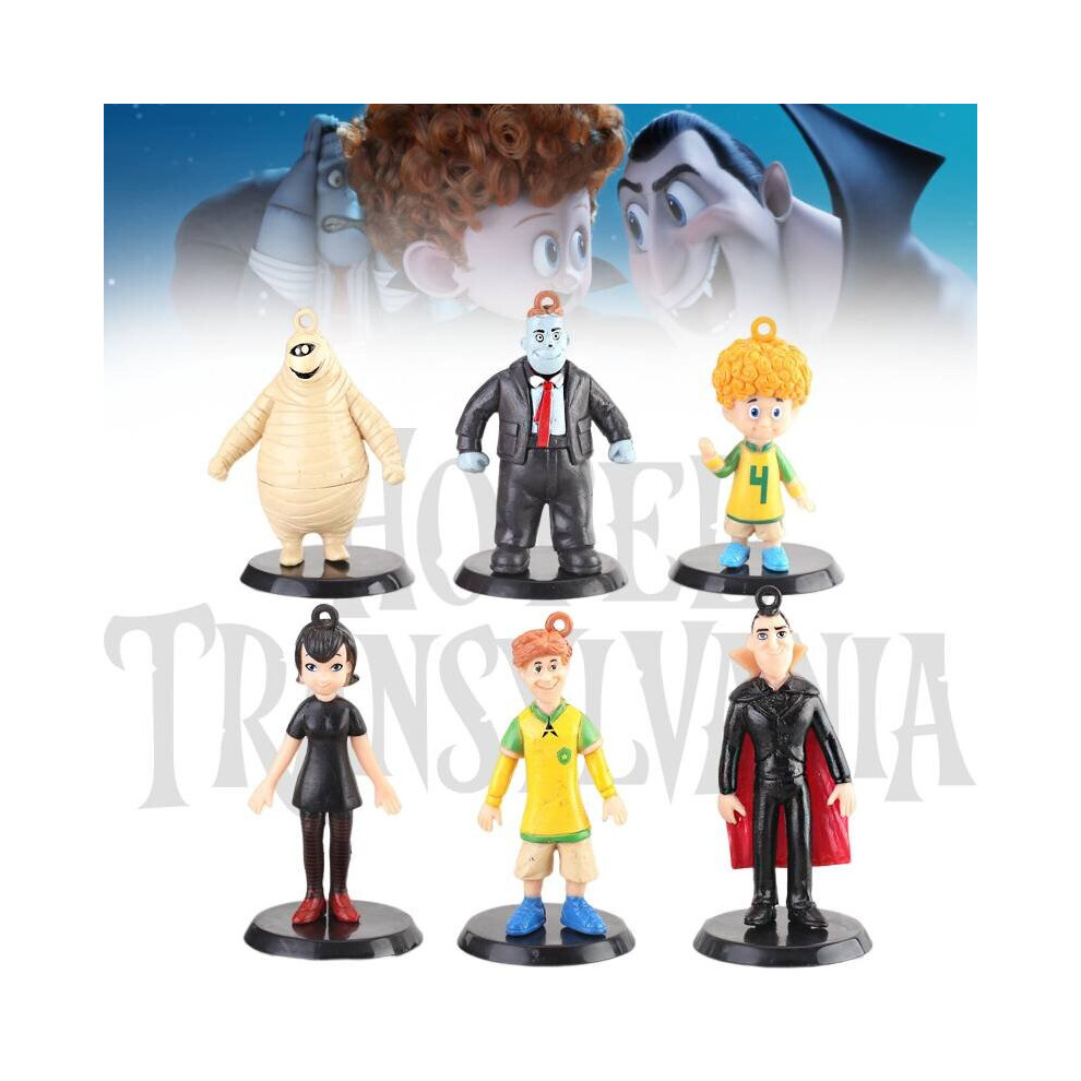 Transylvania Hotel 6pcs Figure Toy Dennis Mavis Model Ornaments Decor Gift Kids