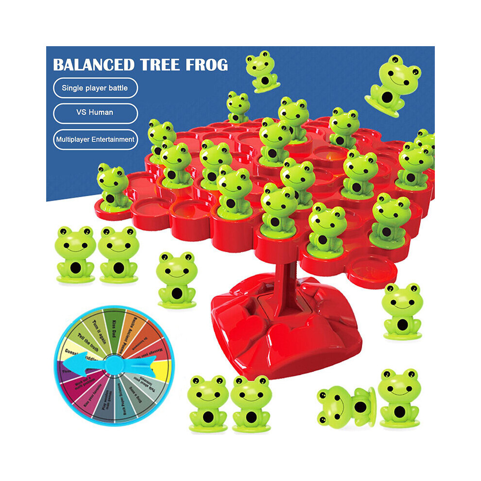 Veishet Frog Balance Tree Multiplayer Game Kids Educational Toy Interaction Parentchild