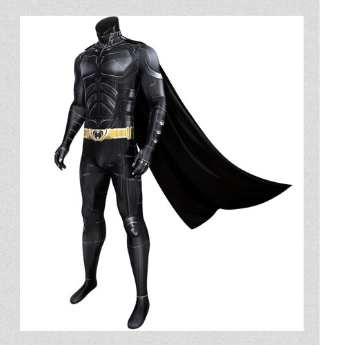 3xl The Dark Knight Batman Bruce Wayne Bodysuit With Cape Cosplay