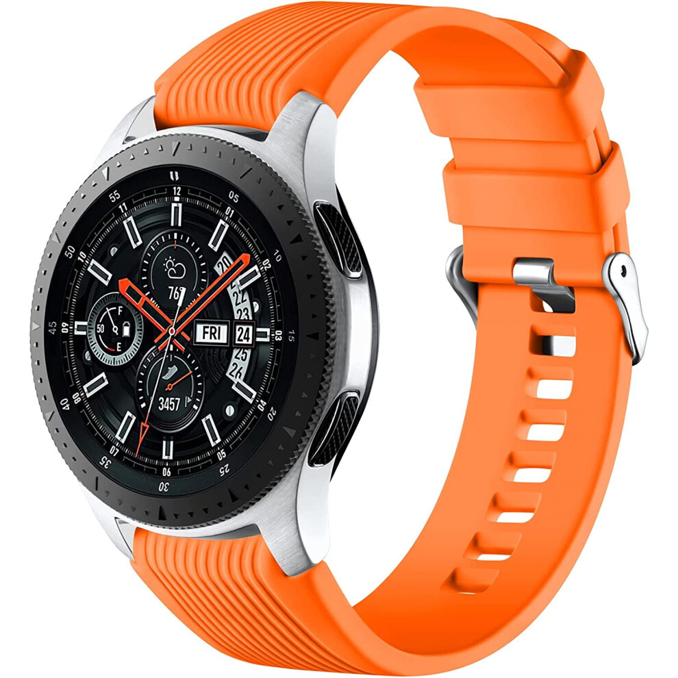 Compatible With Samsung Galaxy Watch 46Mm Gear S3 Frontier/Classic, Soft Silicone Sport Wristband Replacement Watch Band Not,Specified 9166175360095