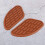 1 Pair Motorcycle Frame Fuel Tank Traction Pad Protectors - Brown 6