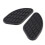 1 Pair Motorcycle Frame Fuel Tank Traction Pad Protectors - Black 1