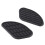 1 Pair Motorcycle Frame Fuel Tank Traction Pad Protectors - Black 6