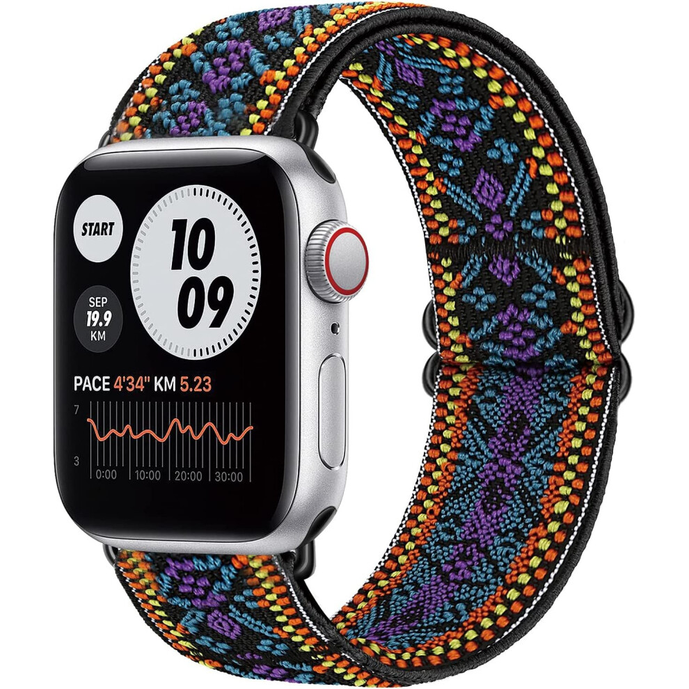 Band Compatible Apple Watch Band 38Mm Adjustable Woven 9166175360033