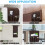 Sofa Armrest Organizer Non-slip Chair Bedside Storage Rack (Coffee) 6