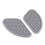 1 Pair Motorcycle Frame Fuel Tank Traction Pad Protectors - Gray 2