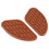 1 Pair Motorcycle Frame Fuel Tank Traction Pad Protectors - Brown 3
