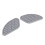 1 Pair Motorcycle Frame Fuel Tank Traction Pad Protectors - Gray 3