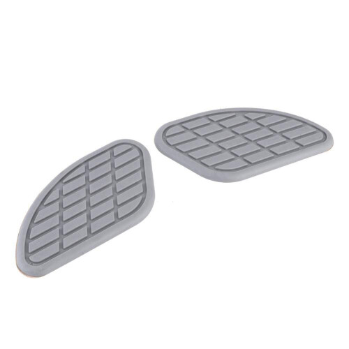 1 Pair Motorcycle Frame Fuel Tank Traction Pad Protectors - Gray 2