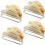 Taco stand stainless steel holds soft or hard shell tacos 2