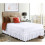 Double Elastic Bed Skirt Ruffle - Microfiber Bed Skirt Adjustable Twin Bed White 3