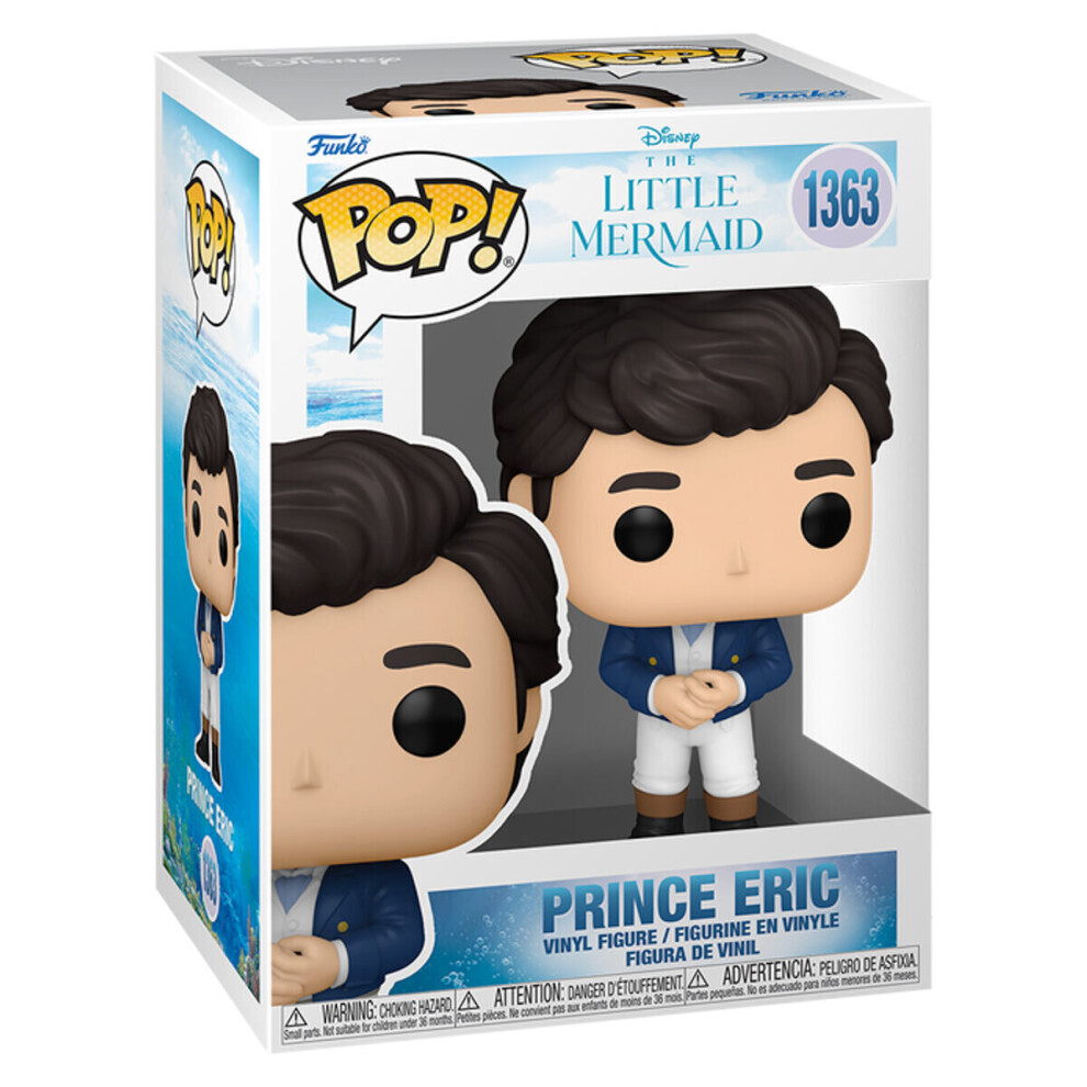 Funko Pop! Disney: The Little Mermaid - Prince Eric - Figura In Vinile Da Collezione - Idea Regalo - Merchandising Ufficiale - Giocattoli Per Bambini E Adulti - Movies Fans-image