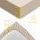 Imperial Rooms (Single, Cream) Fitted Bed Sheets Poly Cotton Single Double King 2
