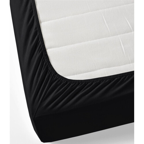 Imperial Rooms (Single, Black) Fitted Bed Sheets Poly Cotton Single Double King 1