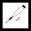 5PCS Fishing Fly Tying Tools Bobbin Holders Arc Mouth Ceramic Inserts Bobbin Holders Knot Making Fly Tying Tool 3