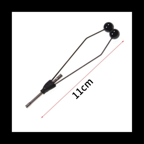 5PCS Fishing Fly Tying Tools Bobbin Holders Arc Mouth Ceramic Inserts Bobbin Holders Knot Making Fly Tying Tool 2