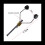 5PCS Fishing Fly Tying Tools Bobbin Holders Arc Mouth Ceramic Inserts Bobbin Holders Knot Making Fly Tying Tool 6