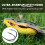 Soft plastic pre-assembled super sharp BKK/VMC hook artificial lure fishing tool 4