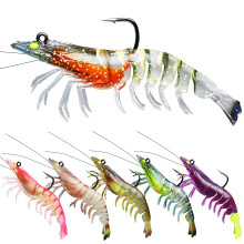 Soft plastic artificial lures for saltwater and freshwater fishing tackle Soft plastic lures