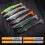 Soft plastic bait back hook bionic bait luminous bait perch cocked mouth bait 6