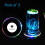3-Pack Beverage LED Coasters, ON/OFF Disposable LED Color Coasters 3