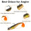 Soft plastic bait back hook bionic bait luminous bait perch cocked mouth bait 3