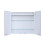 Living And Home LED Anti Fog Double Doors Sensor Bathroom Mirror Cabinet with Shaver Socket 8