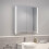 Living And Home LED Anti Fog Double Doors Sensor Bathroom Mirror Cabinet with Shaver Socket 1