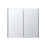 Living And Home LED Anti Fog Double Doors Sensor Bathroom Mirror Cabinet with Shaver Socket 3