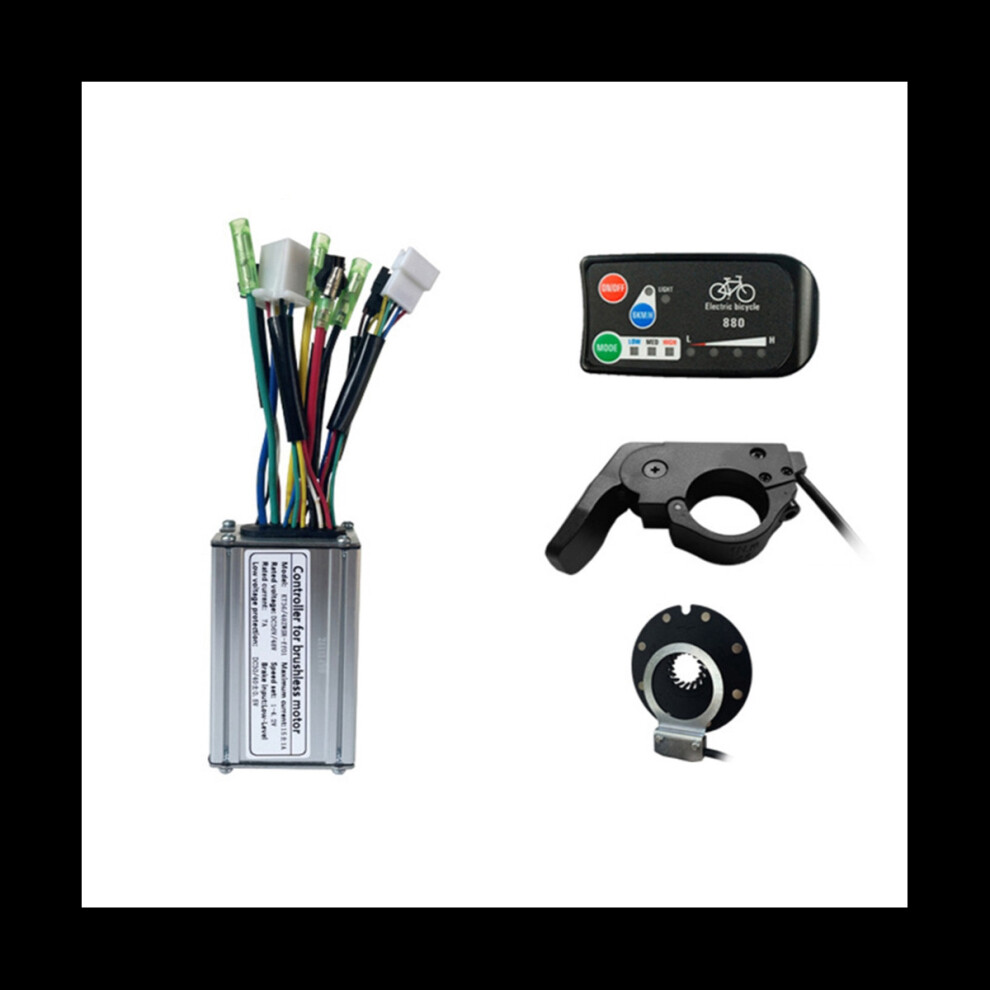 Tlily Kt-15A Ebike Controller Kit 36V 48V 250W For Electric Bicycle Motor Conversion Kit With Led880 Display Thumb Throttle