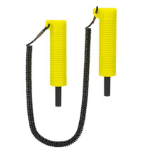 Retractable Ice Awls Ice Fishing Safety Picks Ice Breaking Accessories Fishing Rescue Safety Awls for Ice Fishing Yellow