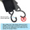 2-Pack Boat Trailer Transom Tie-Down Straps,2in x 4Ft Adjustable Transom Straps with Quick Release Buckle 4