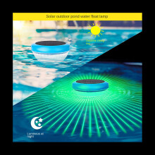 Solar Floating Pool LED Lights,Waterproof RGB Color Changing Pool Lights,Pool Accessories for Pool,Pond,Spa,Hot Tub