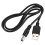USB Cable 5.5mm / 2.1mm 5V DC Barrel Jack Power Cable (Black, 75cm) 2