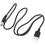USB Cable 5.5mm / 2.1mm 5V DC Barrel Jack Power Cable (Black, 75cm) 3