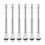 6Pcs Drum Tension Rods 6CM Metal Drum Hoops Short Screw Replacement Parts Snare Drum Hardware 2