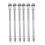 6Pcs Drum Tension Rods 9CM Metal Drum Hoops Short Screw Replacement Parts Snare Drum Hardware 1