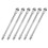 6Pcs Drum Tension Rods 9CM Metal Drum Hoops Short Screw Replacement Parts Snare Drum Hardware 3