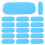 100PCS Gel Pad, Electrode Gel Replacement Pad, Absorbent Gel Pad, Abdominal Accessories 3
