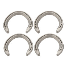4Pcs 5 Horse Equipment Aluminum Alloy Horseshoes 2 Front + 2 Rear Farrier Tools for Tournament Play