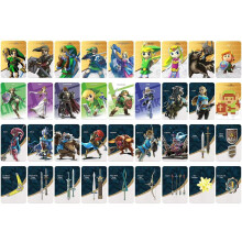 (Large Size Card, 36pcs) Nfc Amiibo Card Compatible With Breath Of The Wild Tears Of The Kingdom Linkage Card